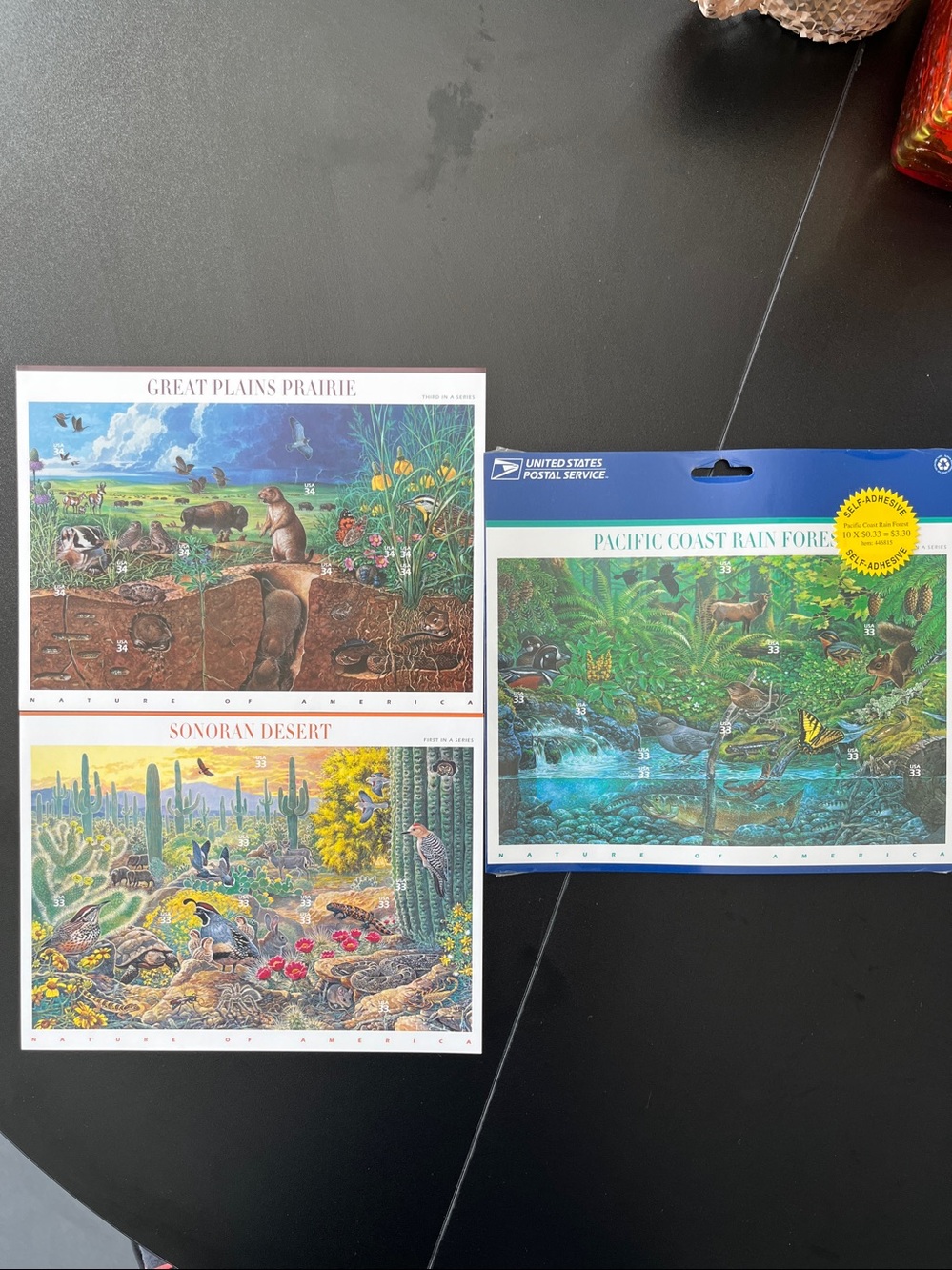 Nature of America Series USPS Postage Stamps Sheets #1-3 Bundle, New.